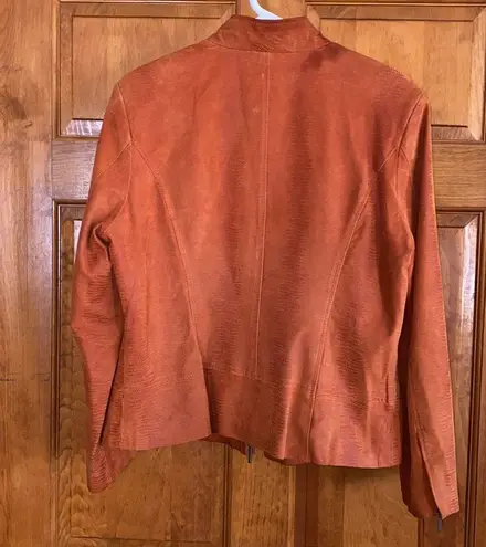 Jerry Lewis Classic Luxuries Women’s Leather Motto Jacket Size Med