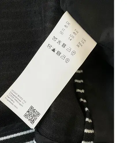 Hugo Boss Black Striped Blazer Women Size 14 | 53-2
