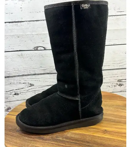 Women's EMU Australia Black Suede Winter Boots US 6