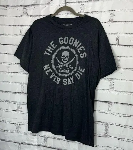 Ripple Junction The Goonies Graphic T-Shirt Women’s L Black Grey Vintage Movie 80s Nostalgia Tee