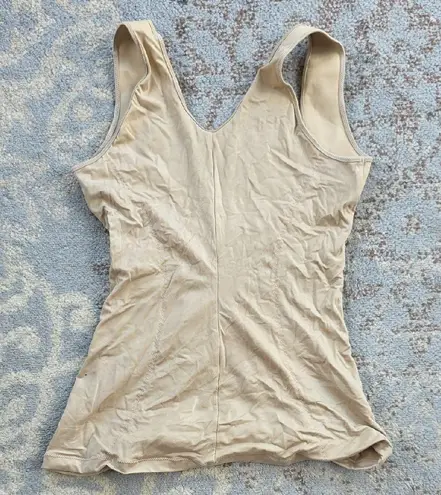 Under Bust Tummy Control Shapewear Tank Top Camisole Beige Tan Size undefined