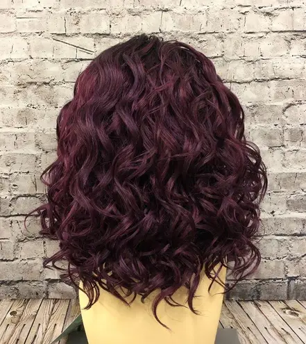 Tricia synthetic lace front J part wig NWT Black