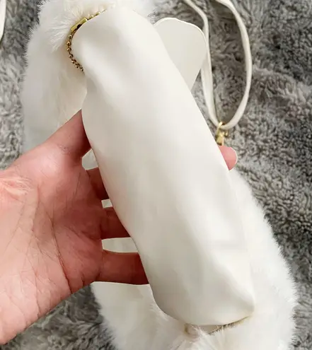 White Y2K Faux Fur Soft Two