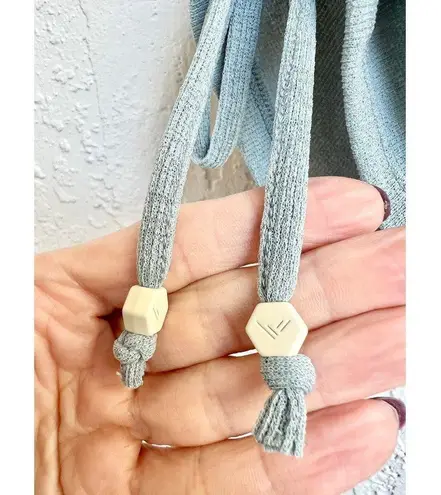 NWT Vale Genta Apres Beach Mesh Pull On Mid Shorts Gray Women's Size M / L Size M