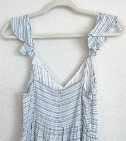 Majorelle  Revolve Blue White Striped Midi Dress 