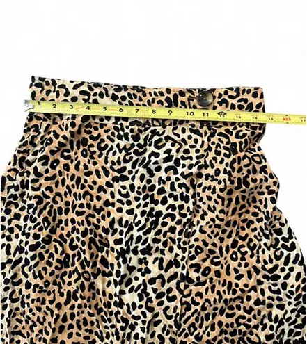 Faithfull the Brand Valois Brown Leopard Print Midi Wrap Skirt 4