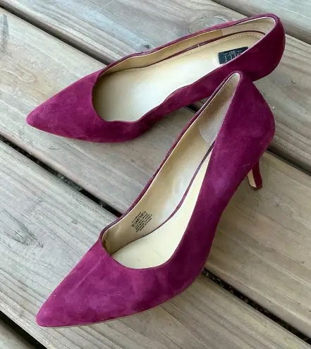 Comfy pretty mid heel pumps๐๐ Purple Size 9.5
