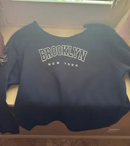 brooklyn shein crewneck (was cut) Brown Size M