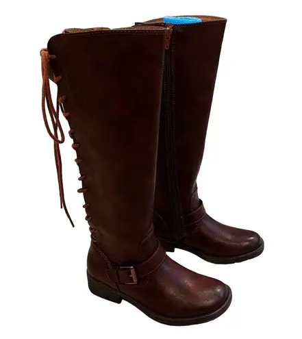 NWOT, Sofft Kristie Dark Brown Corset Boot, Size 6M