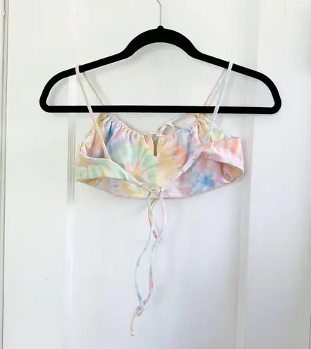 Skatie | The Saltie Blonde Oahu Tie Dye Demi Top & Pastel Melly Bottom Swimsuit