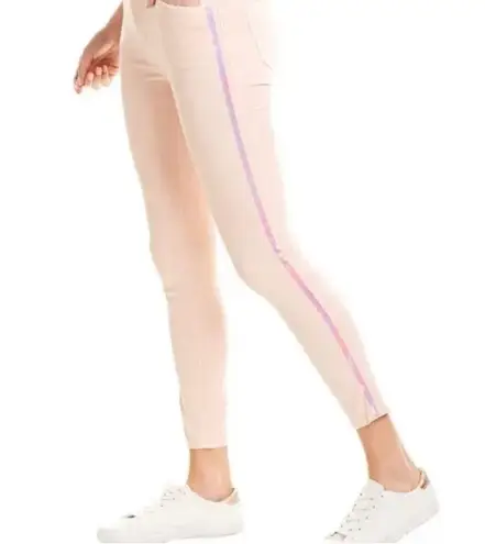 SKINNYGIRL SARAH SKINNY ANKLE PEACH SILK MID