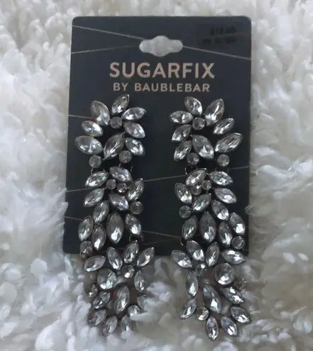 Gorgeous Showstopper Rhinestone Dangling Earrings Pageant