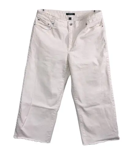 Ralph Lauren Lauren  Cropped Wide-Leg Jean