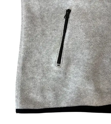 Carolyn Taylor VTG Gray Fleece Vest Women's Size Small Full Zip Up