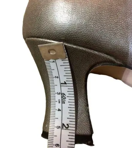 Vintage Annie Heels Womens 7.5M Gently Used Gray Unique Size 7.5