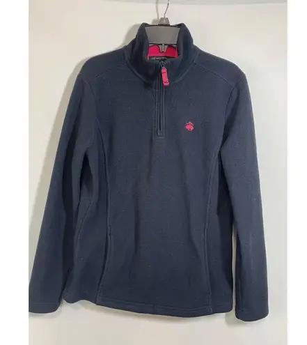 Brooks Brothers 345 Women’s Sweatshirts Quarter Zip Turtleneck Navy Blue Medium