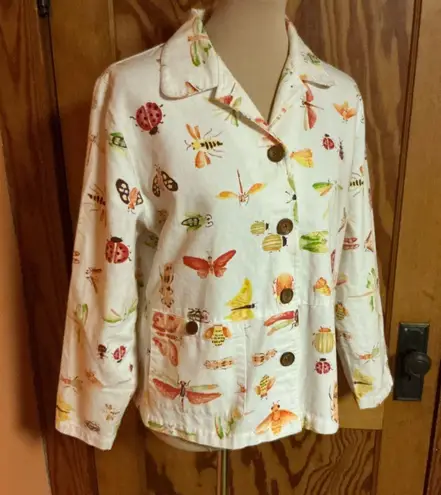 Anthropologie FL Malik unique bugs jacket