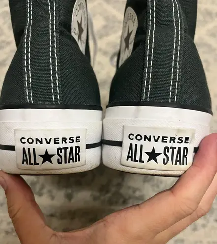 Converse Black Platform