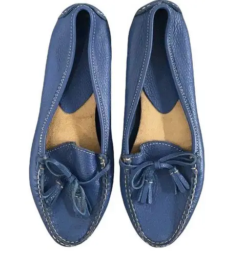 Rossi & Caruso blue driving loafers size 38 EU