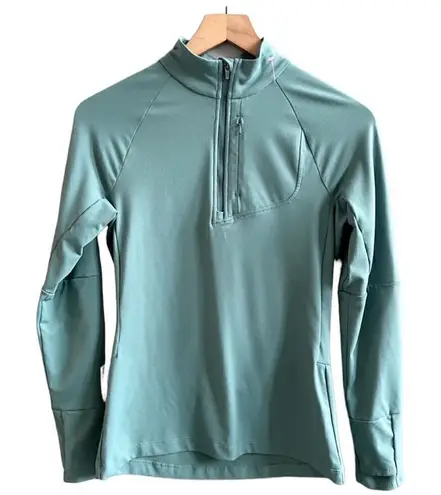 Merrell SelectWick 1/4 Zip Pullover Running Jacket Long Sleeve Shirt Sage Green