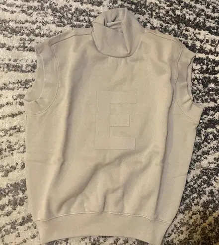 Fear of god Essentials Mock Neck Cotton Blend Vest Sweater size XXS thumbnail 1