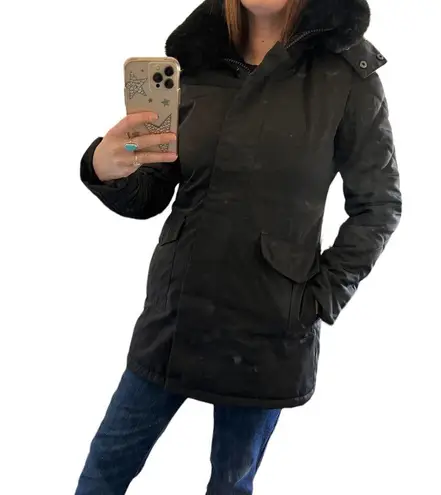 la coalition NWOT VEGAN CLUB Fur Lined Coat