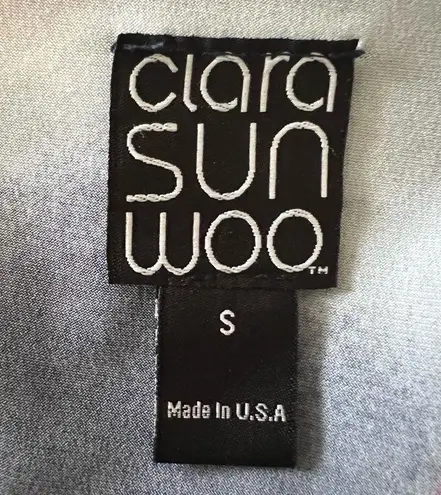 Clara Sun Woo Cold Shoulder Watercolor Top | Pink/Blue | Small