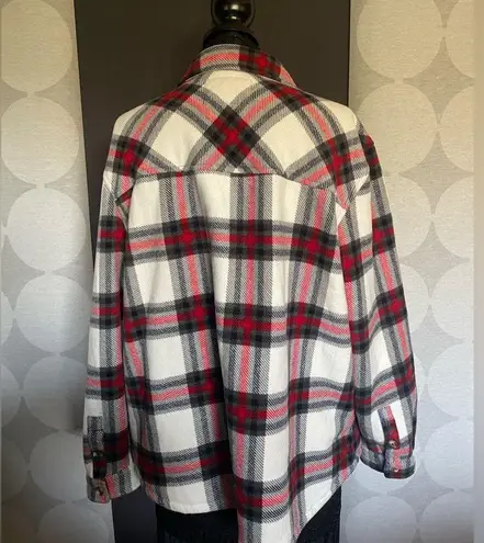 Flannel fur jacket
