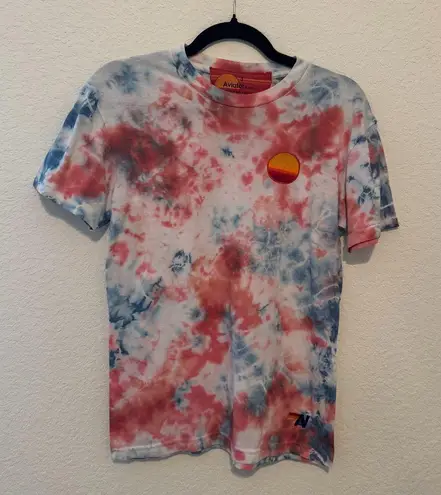 Aviator Nation Tie-Dye Sunset Logo Tee