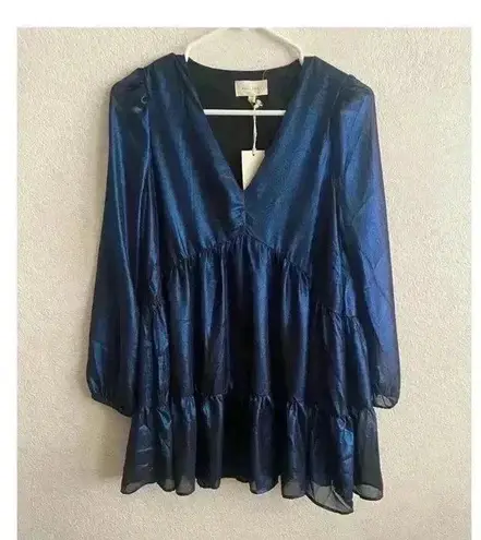 MELLODAY 🆕 Chiffon Tier Tunic Top XS🆕