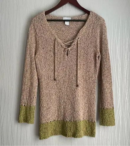 Soft Surroundings Open Weave Tunic Sweater
