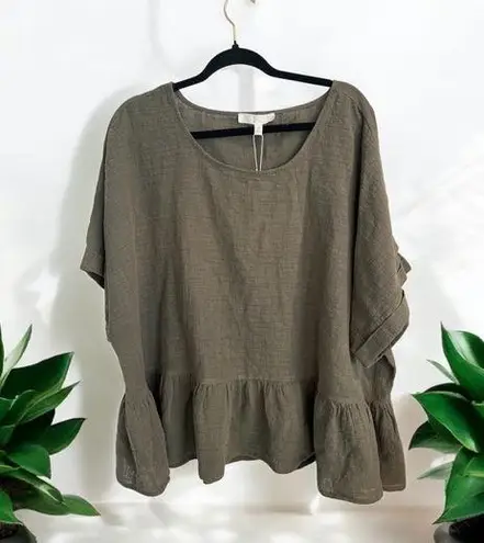 Adyson Parker NWT Ruffle Hem Blouse 3X - Image 1