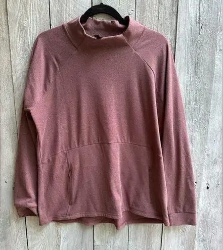 Kyodan Women’s  Outdoor Mock Neck Fleece Pullover Sweatshirt Size Extra Large EUC