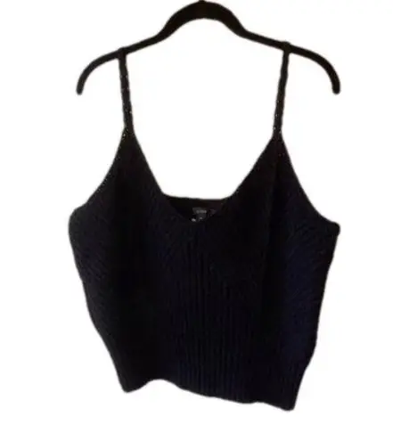 J.Crew NEW  Cropped V-Neck Sweater-Tank 3X Cotton Blend