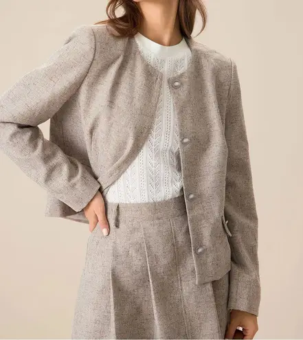 Rihoas Round Neck Khaki Single