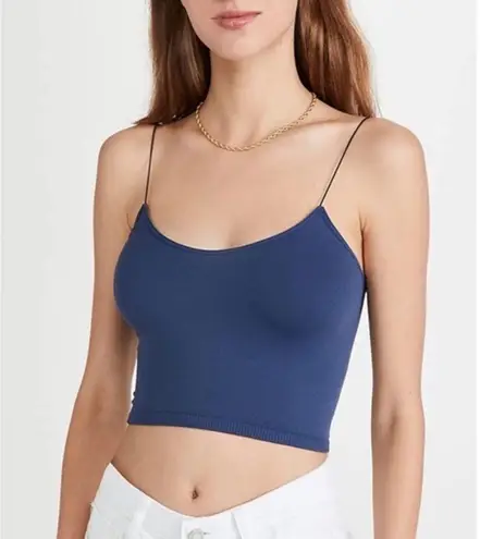 Free People  Skinny Strap Brami Navy Seamless