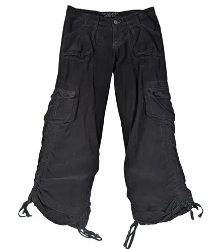 Arizona Jeans Y2K Arizona Corduroy Cargo Pants Black Size 5