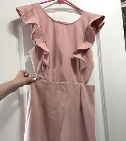 Hello Molly Blush Pink Mini Dress