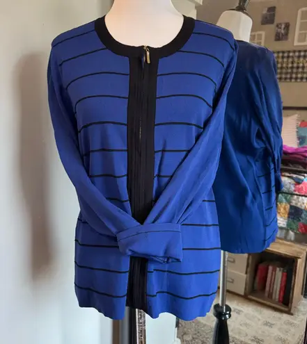 Cable & Gauge XL Blue & Black Sweater