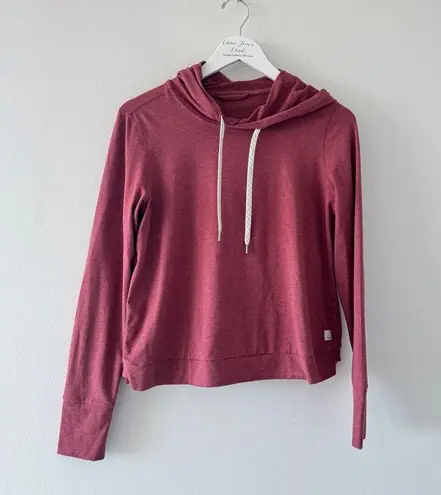 Vuori Halo Hoodie in Desert Rose Heather M