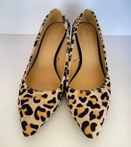 ZARA  Kitten Heel Fall Trend Leopard Print Shoes