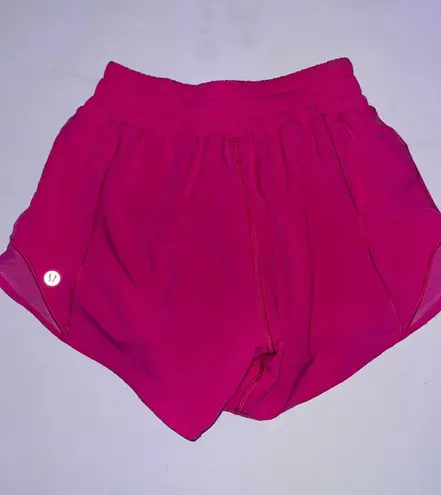 Lululemon Hotty Hot Shorts 4” Sonic Pink