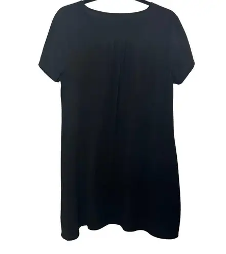 Lush Clothing Lush Dress Black Size Medium Short Sleeves V-neck