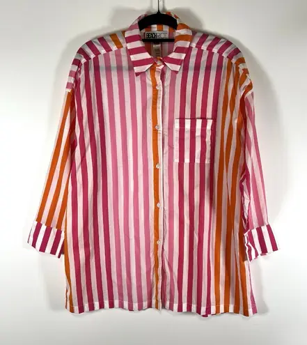 Beach Riot Alexa 100% Cotton Swimsuit Cover-Ups Size Small/Medium Striped