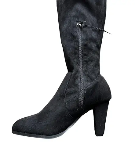 Catherine Malandrino Monarch Heeled Over The Knee Boots 8.5 Black New