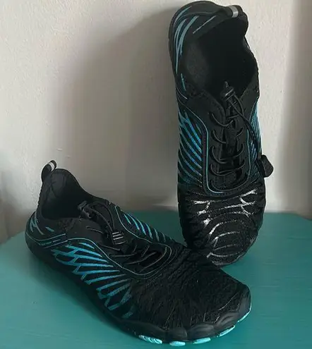 Unisex Lightweight Minimalist Athletic Water Walking Nonslip Barefoot Shoes Blue Size undefined