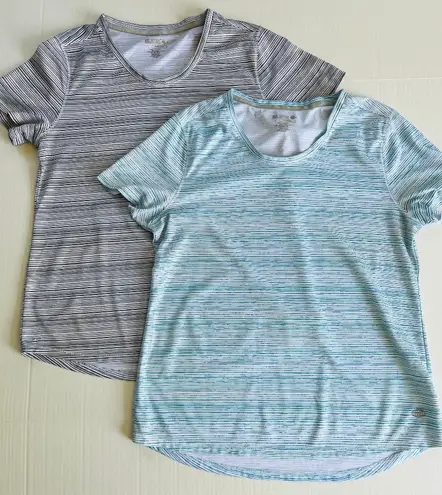 Reel Legends BUNDLE 2 Reel Legends Shirts Sz L Stretch Multicolor Keep It Cool Short Sleeve