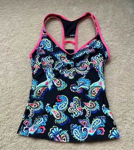 ✨RAJ Swim Women’s Black Paisley Tankini Swim Top