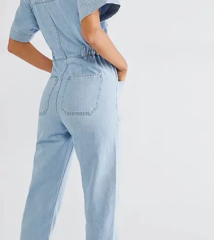 Free People Marci Denim Jumpsuit