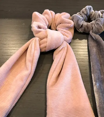 Velvet Scrunchie Scarves Multiple